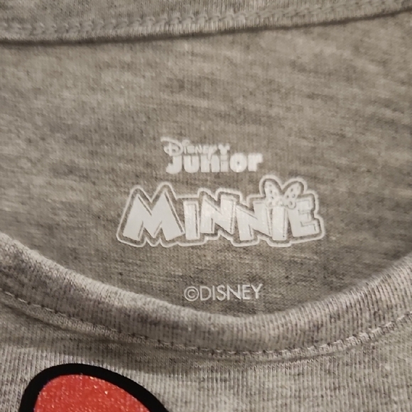 Disney New Minnie Mouse Girls Matching Set - Gray and Red - Picture 6 of 7